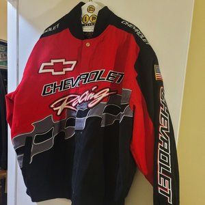 Vintage Chevrolet Pit Crew Racing Jacket!!